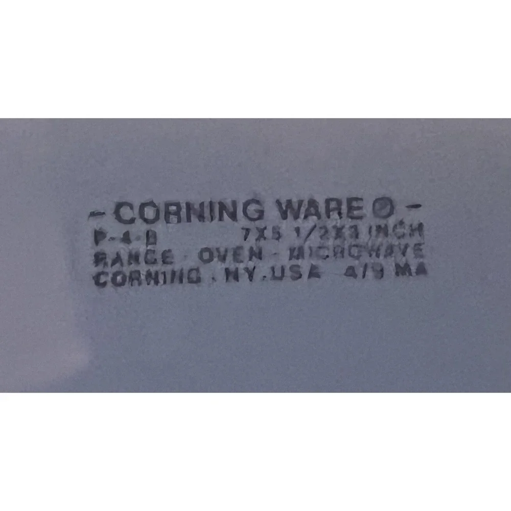Corning Ware SPICE OF LIFE P-4-B Dish no lid 7